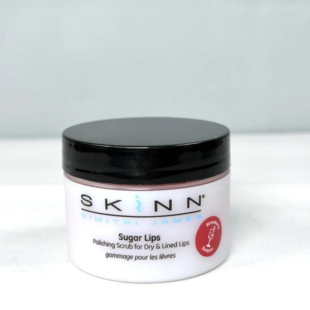 Skinn Sugar Lips Polishing Scrub For Dry & Lined Lips 1.3oz Strawberry Daiquiri